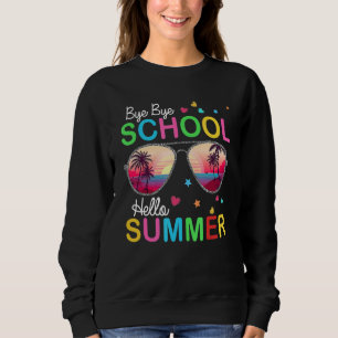 Hej Sunglass Sommarlärares sista dag T Shirt