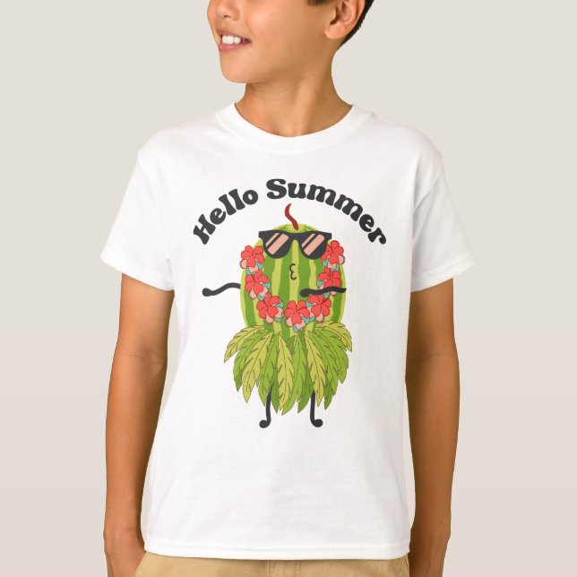 Hej Sunglasse (sommarfin) T Shirt (Framsida)
