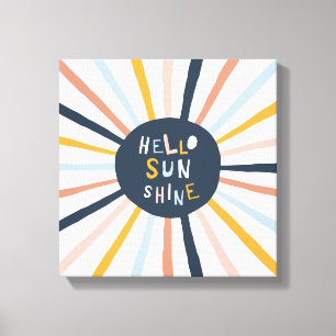 Hej Sunshine Canvastryck