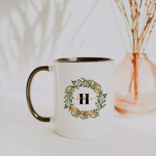 Hej Sunshine Citrus Monogram Coffee Mugg
