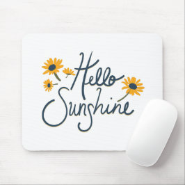 Hej Sunshine Classic Gult Daisy Flowers Musmatta