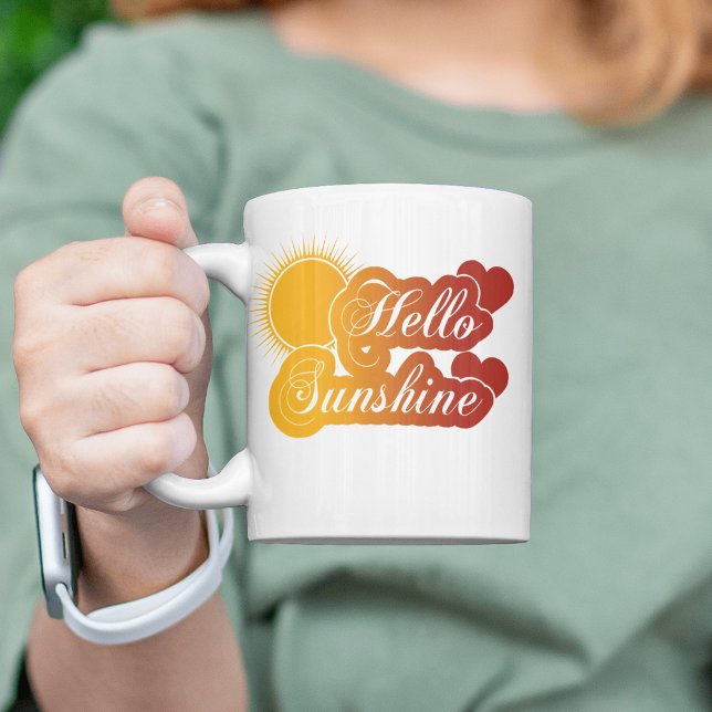 Hej Sunshine Elegant Kaffemugg (Skapare uppladdad)