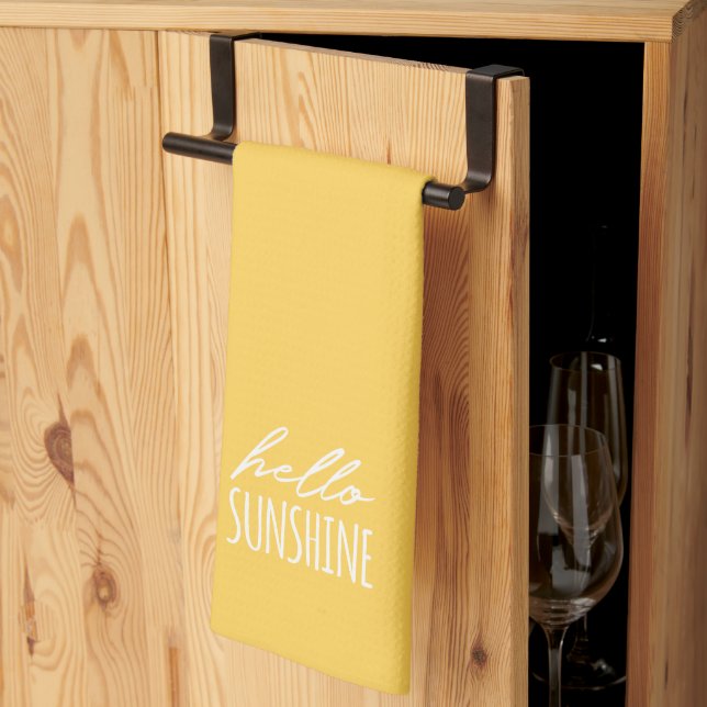 Hej Sunshine Gult Summer Kitchen Towel Kökshandduk (Thirds Fold)
