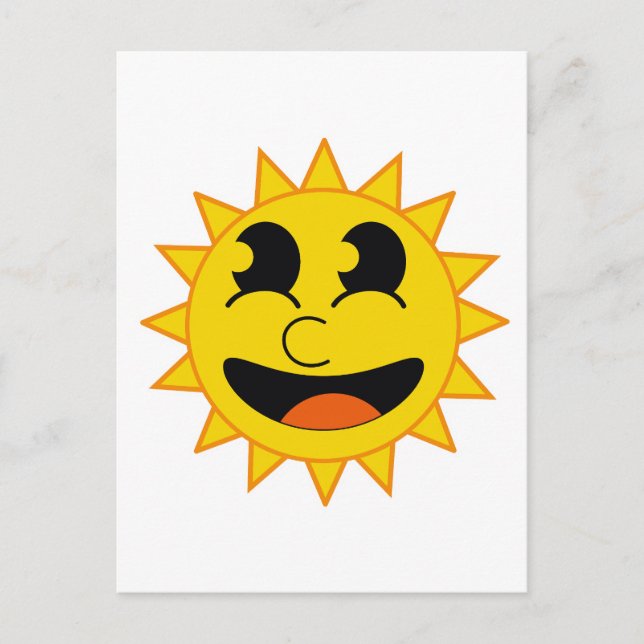 Hej Sunshine Helg Vykort (Framsida)
