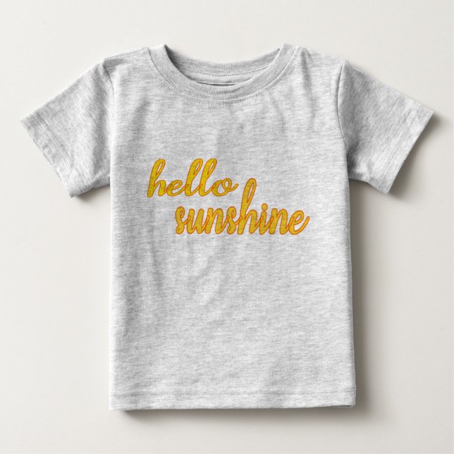 Hej Sunshine Kids Top Tee (Framsida)
