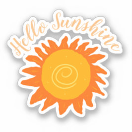 Hej Sunshine Klistermärken