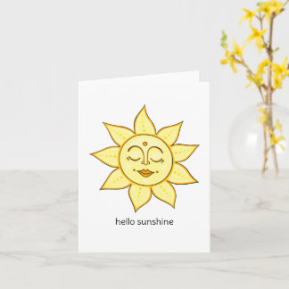 Hej Sunshine Kort