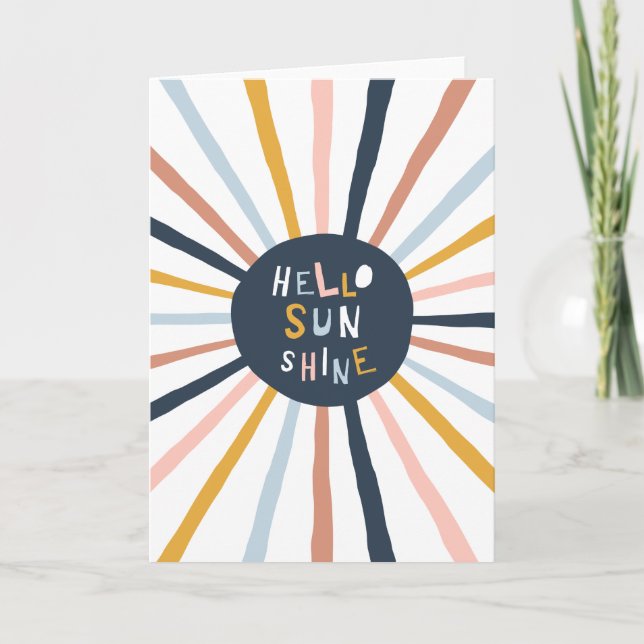 Hej Sunshine Kort (Framsida)