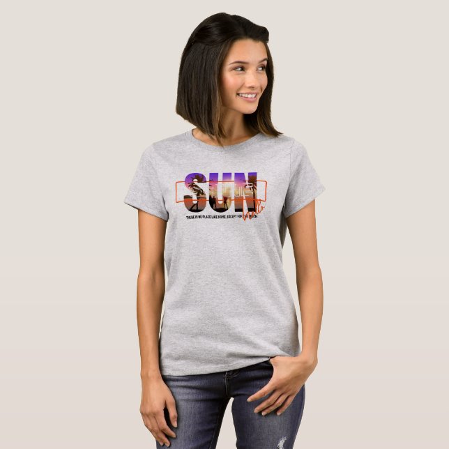 Hej Sunshine | Kvinnor T Shirt (Hel framsida)