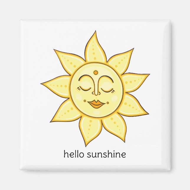 Hej Sunshine Magnet (Framsidan)