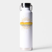 Hej Sunshine - Minimalist Sunburst Tumbler Desig