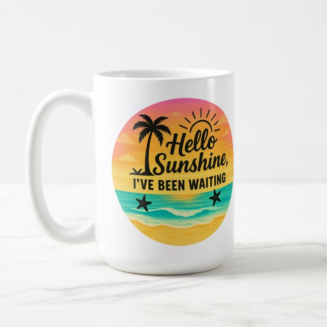 Hej Sunshine - Motiveringsoffert Kaffemugg (Vänster)
