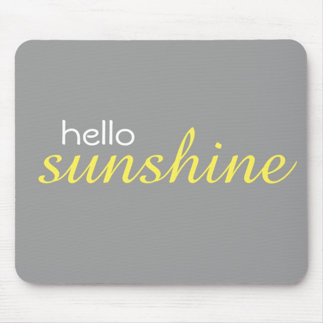 ’Hej Sunshine’ Mousepad Musmatta (Framsidan)