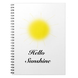 Hej Sunshine Photo Notebook Anteckningsbok