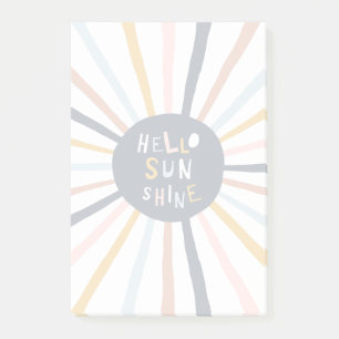 Hej Sunshine Post-it Block