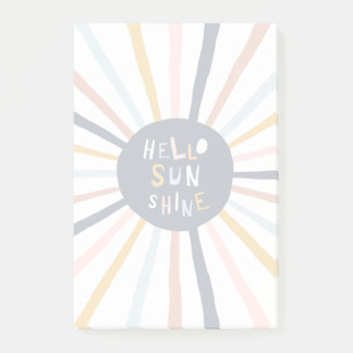 Hej Sunshine Post-it Block