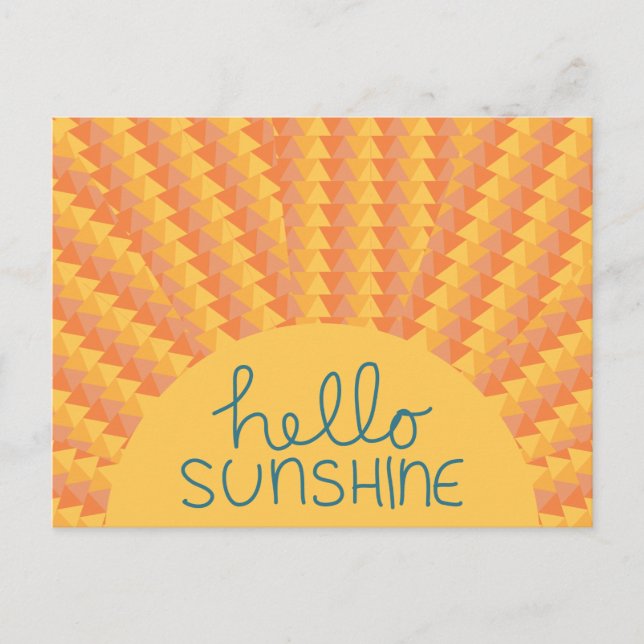 Hej Sunshine - Postard Vykort (Framsida)