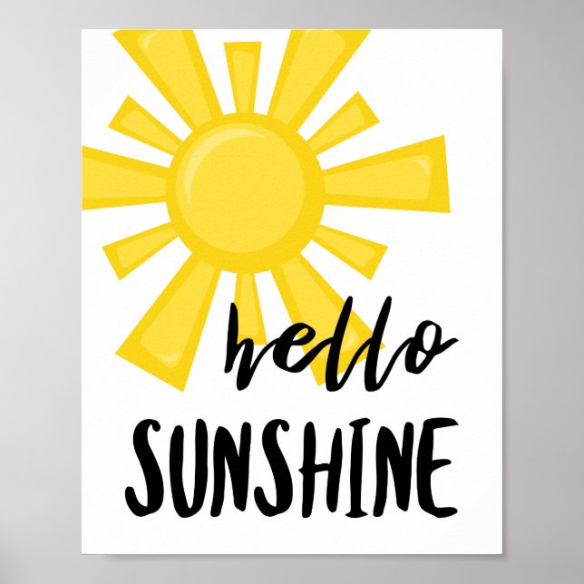 Hej Sunshine Poster (Framsidan)