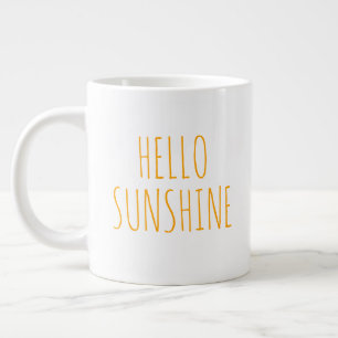 "Hej Sunshine" Simple Modern Farmhouse Jumbo Mugg