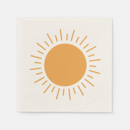 Hej Sunshine sött boho duschnapkins Pappersservett