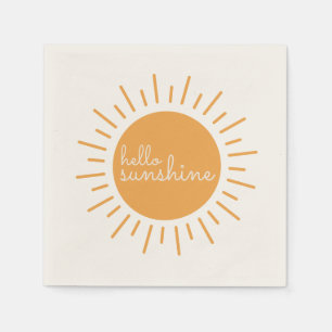 Hej Sunshine sött boho duschnapkins Pappersservett