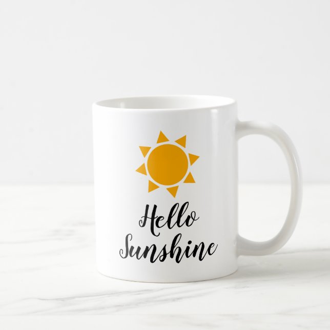 Hej Sunshine sött sommarvibes kaffe mugg (Höger)