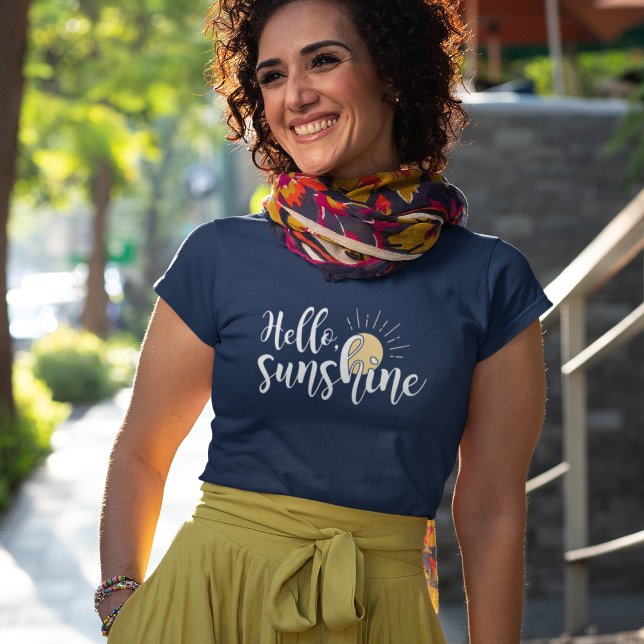 Hej Sunshine Starburst T-Shirt (Skapare uppladdad)