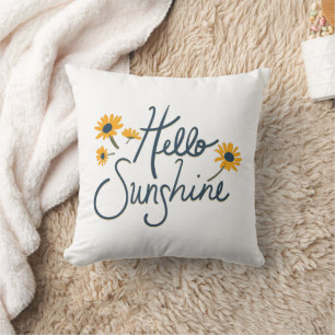 Hej Sunshine Sweet Daisy Flowers Kudde