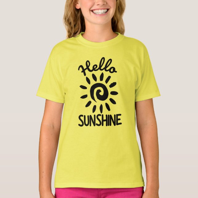 Hej Sunshine T-Shirt (Framsida)