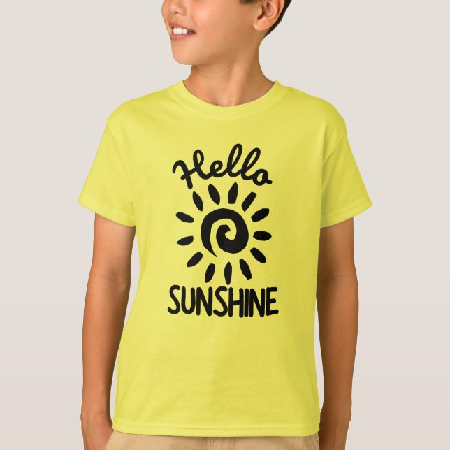 Hej Sunshine T-Shirt (Framsida)