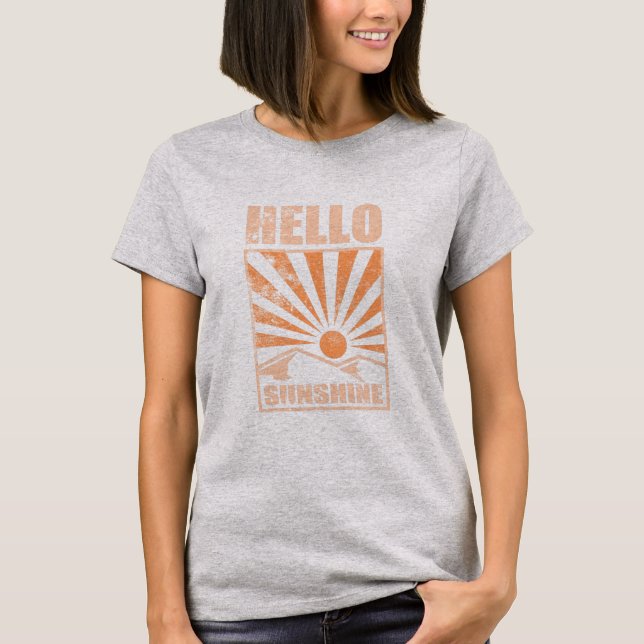 Hej Sunshine T Shirt (Framsida)