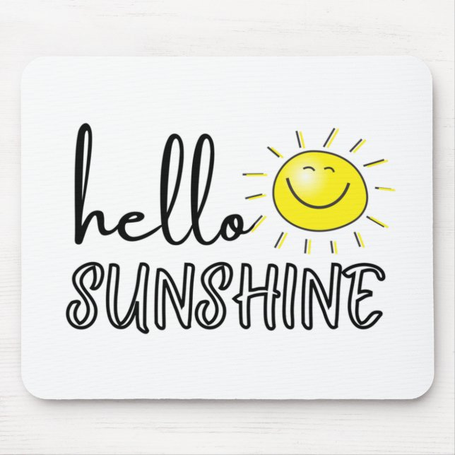 Hej Sunshine Vår sommar Musmatta (Framsidan)