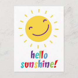 Hej Sunshine Vykort