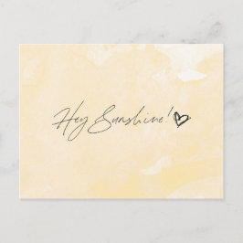 Hej Sunshine Vykort
