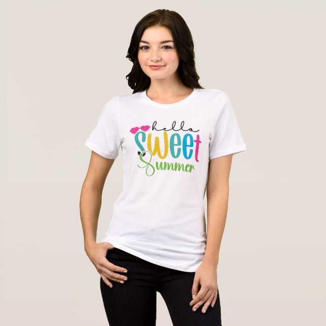 Hej Sweet Sunshine T Shirt (Framsida Full)
