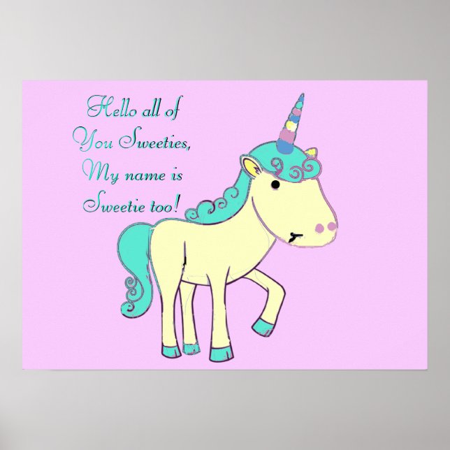 Hej Sweeties Poster (Framsidan)