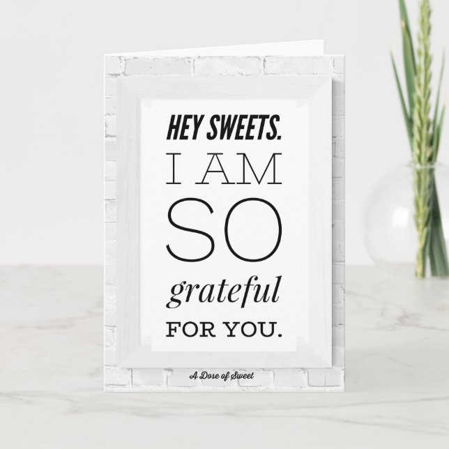 Hej Sweets Greeting Card Kort (Framsida)