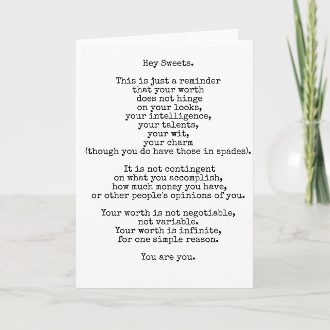 Hej Sweets Greeting Card Kort (Framsida)