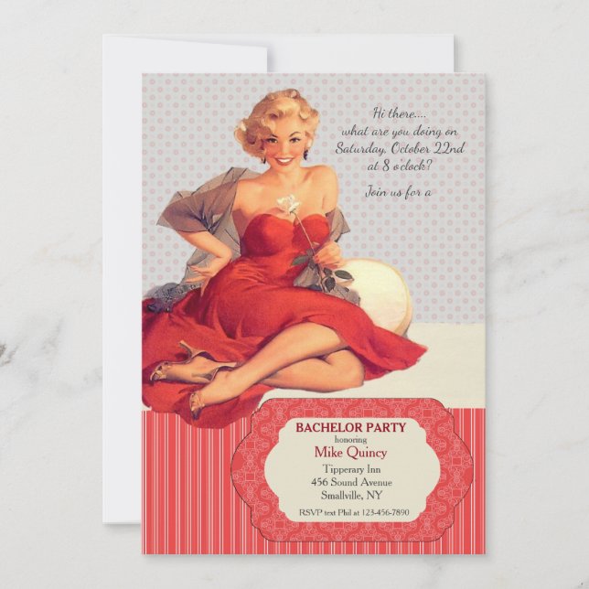 Hej Syster Sällskapsfest Inbjudan (Framsida)