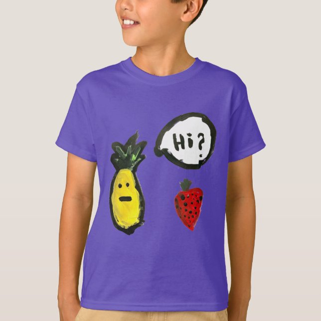 "Hej?" T Shirt (Framsida)