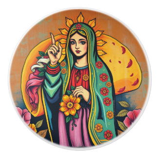 Hej, Taco Älskare konstnärlig unik Keramisk Dragha Knopp