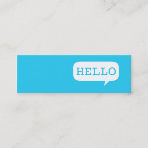 "Hej" Tal Bubble