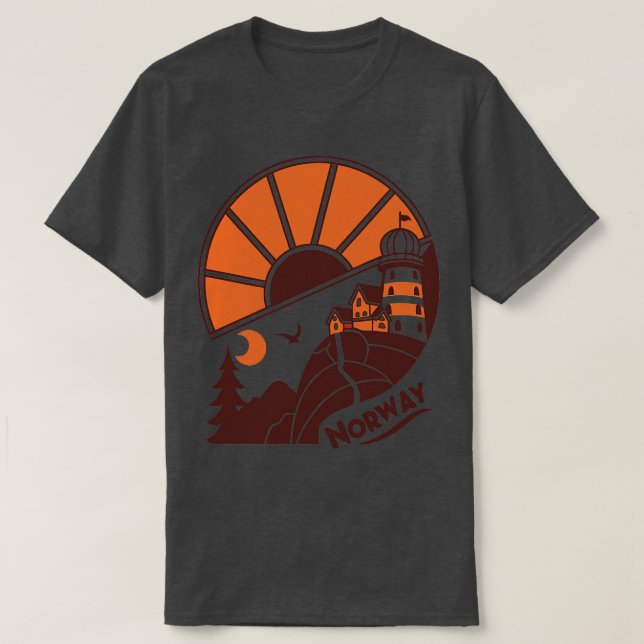 Hej till Norge T Shirt (Design framsida)