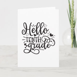 Hej tionde Klass Kort