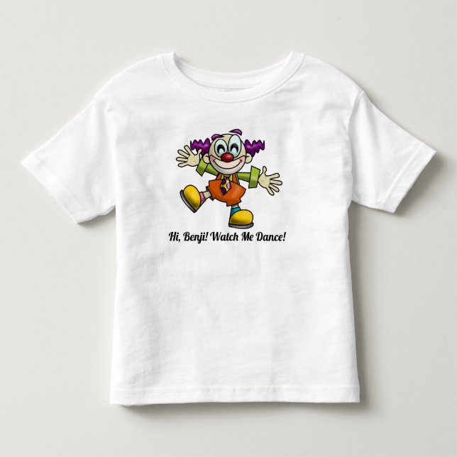 Hej ___! Titta på mig dansa T Shirt (Framsida)