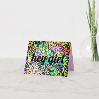 Hej, tjejen. kort