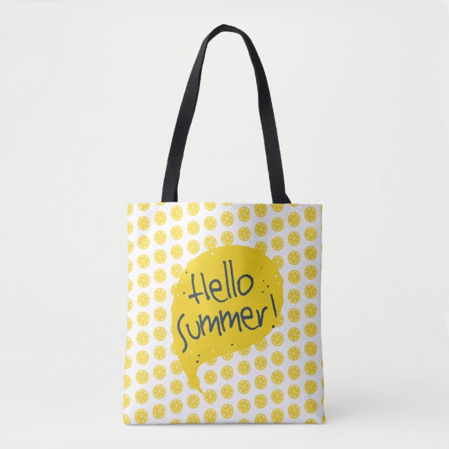 hej tote bags sommaren tygkasse (Framsida)