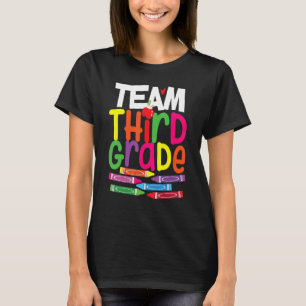 Hej Tredje Klass-besättningens För barn - rygg T Shirt