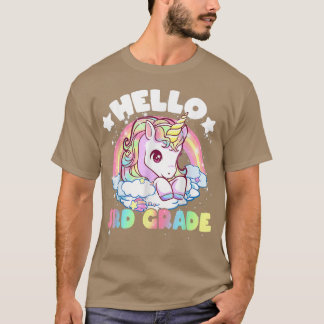 Hej Tredje Klass-centercentret Cute Kids Girls til T Shirt
