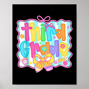 Hej Tredje Klass-Klass-teamet Back to school Te Poster